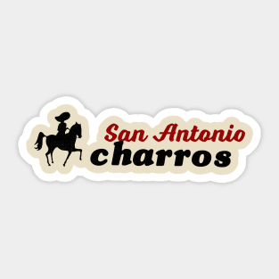 Defunct San Antonio Charros AFA Football 1977 Sticker